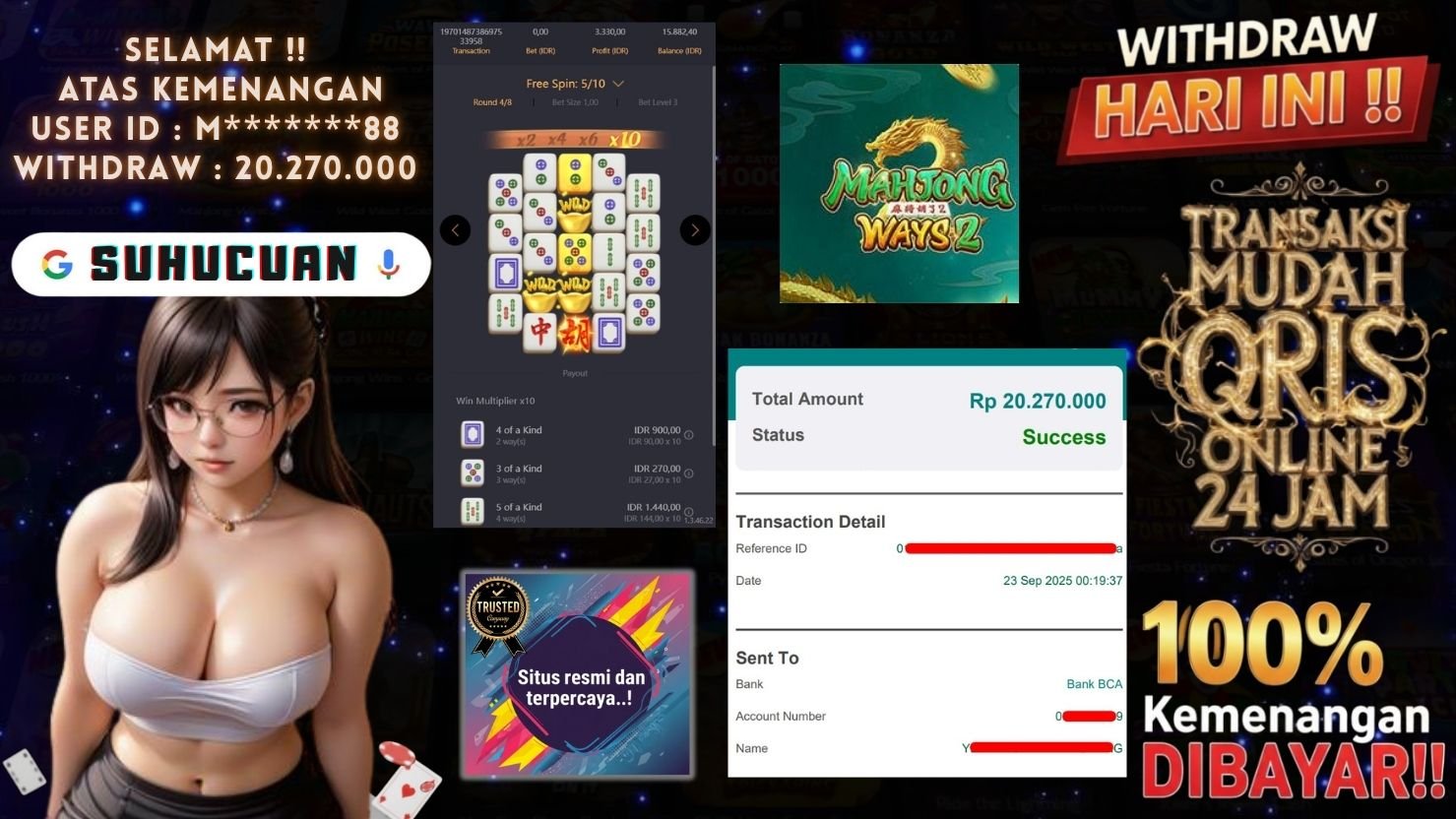 SUHUCUAN JACKPOT SLOT MAHJONG WAYS 2
